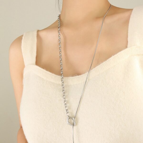 Fashion OT Buckle Adjustable Length Sweater Chain - Image 6