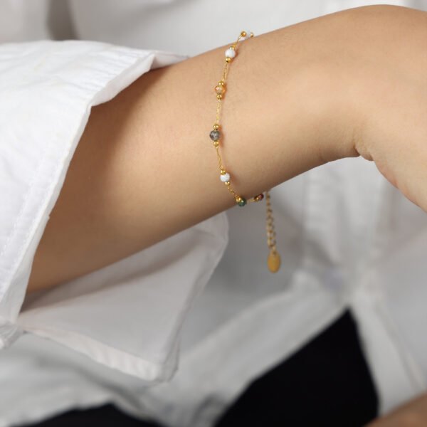 Fashion Handmade Beaded Necklace Bracelet Set - Image 6