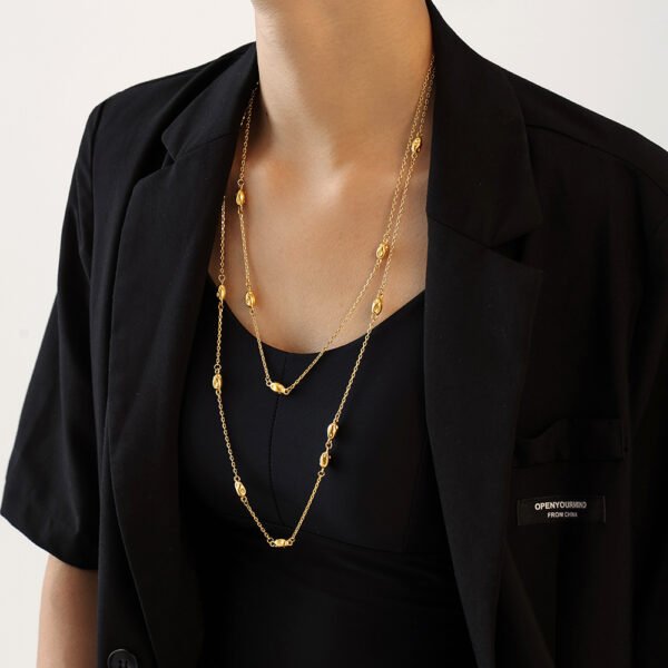 Light Luxury Double Layer Sweater Chain - Image 2