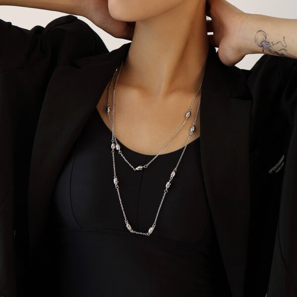Light Luxury Double Layer Sweater Chain - Image 3