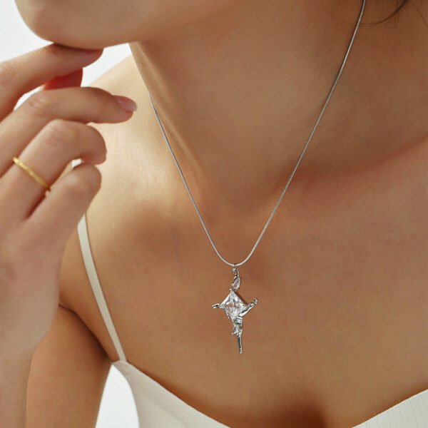 Personalized Cool Cross Pendant Necklace - Image 6