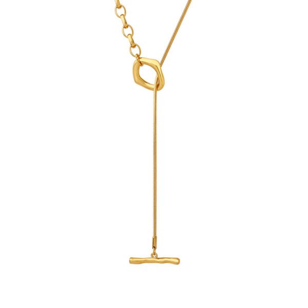 Fashion OT Buckle Adjustable Length Sweater Chain