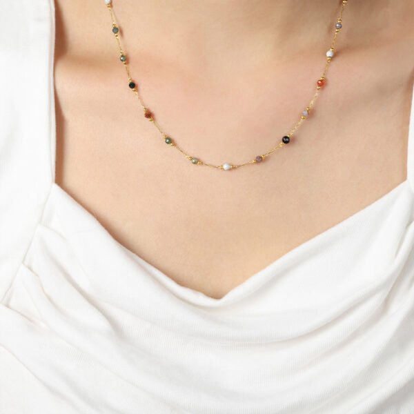 Fashion Handmade Beaded Necklace Bracelet Set - Image 5