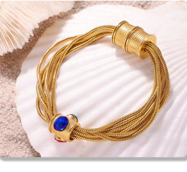 Light Luxury Multi-layer Chain Diamond Bracelet - Image 2