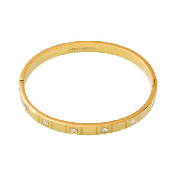 Full Diamond Buckle Bracelet