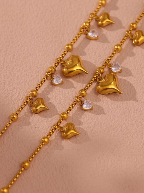 Heart Multi-accessory Pendant Bracelet - Image 2