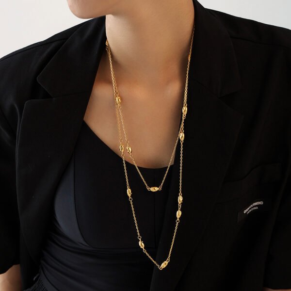 Light Luxury Double Layer Sweater Chain - Image 4