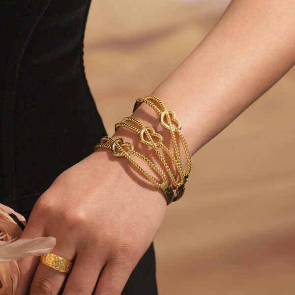 Heart Bead Buckle Bracelet - Image 6