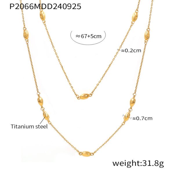 Light Luxury Double Layer Sweater Chain - Image 6