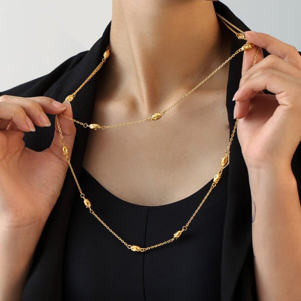 Light Luxury Double Layer Sweater Chain - Image 5