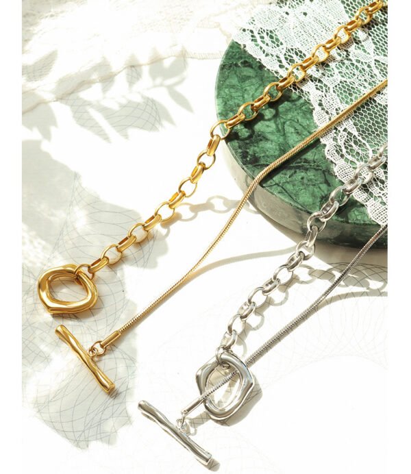 Fashion OT Buckle Adjustable Length Sweater Chain - Image 3