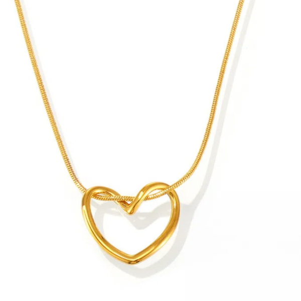 Fashion Irregular Heart Necklace