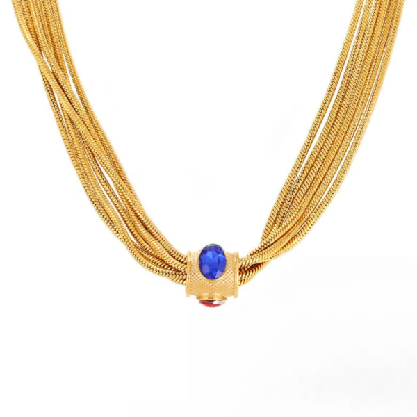 Light Luxury Multi-layer Chain Diamond Necklace